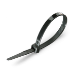 Стяжки нейлоновые Fortisflex КСС 5x300 (ч) (100шт.)  картинка